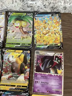 Pokemon Jumbo Cards Celebrations Lot Of 12 Pikachu Hoopa Squirtle Dragonite V - Image 3