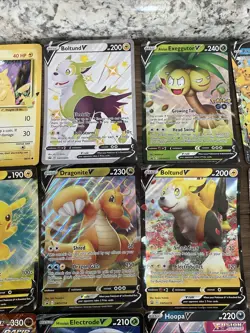 Pokemon Jumbo Cards Celebrations Lot Of 12 Pikachu Hoopa Squirtle Dragonite V - Image 4