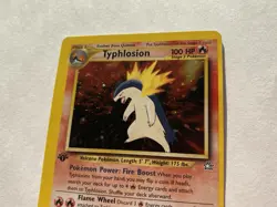 Typhlosion Holo Neo Genesis 18/11 Vintage 2000 Card - Image 2
