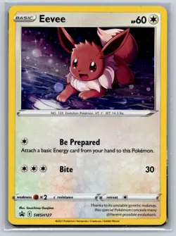 SWSH: Sword & Shield Promo Cards #SWSH127 Eevee - Image 1