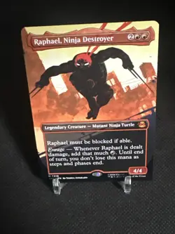 Raphael, Ninja Destroyer [Borderless] #218 Regular Teenage Mutant Ninja Turtles - Image 4