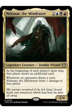 1x MTG Nekusar, the Mindrazer - Commander Masters Rare! NM Mint! - Image 1