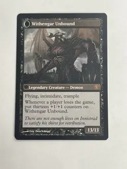MTG Elbrus, the Binding Blade / Withengar Unbound Dark Ascension 147/158 LP - Image 2