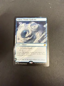 Uthros, Titanic Godcore Land NM MYTHIC MTG Edge of Eternities EOE Planet Regular - Image 3