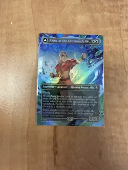 MTG: Aang, At The Crossroads Borderless Foil NM Avatar The Last Airbender - Image 1