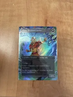 MTG: Aang, At The Crossroads Borderless Foil NM Avatar The Last Airbender - Image 2