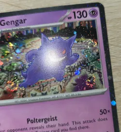 INSANE TRIPLE WHOLE SWIRL 🌀💫 Gengar 094/165 151 Club Cosmos Holo Pokemon Card - Image 2