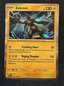 Zekrom 066/182 Holo Rare – Paradox Rift – Pokemon TCG – Near Mint - Image 1