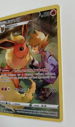 Flareon TG01/TG30 Pokemon TCG Brilliant Stars Trainer Gallery Holo LP - Image 2