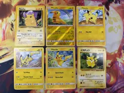 6x Pikachu Card Bundle Lot Pokemon TCG - Image 1