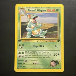1st Edition Giovanni’s Nidoqueen Rare 23/132 - Gym Challenge - Pokemon Vintage - Image 1