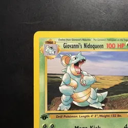 1st Edition Giovanni’s Nidoqueen Rare 23/132 - Gym Challenge - Pokemon Vintage - Image 2