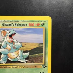 1st Edition Giovanni’s Nidoqueen Rare 23/132 - Gym Challenge - Pokemon Vintage - Image 3