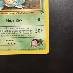 1st Edition Giovanni’s Nidoqueen Rare 23/132 - Gym Challenge - Pokemon Vintage - Image 4