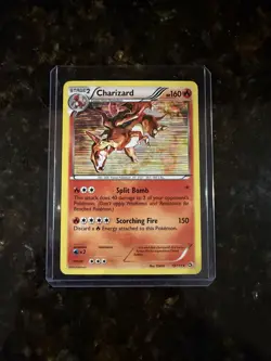 Pokemon TCG Charizard Legendary Treasures Holo Rare Card 19/113 - Image 1