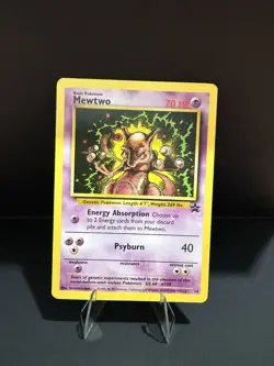 2000 POKEMON PROMO MEWTWO BLACK STAR #14 - Image 1