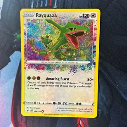 Rayquaza 138/185 Vivid Voltage Amazing Rare Pokemon NM 2020 - Image 1