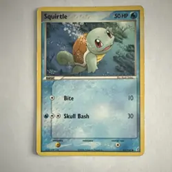 Pokemon Squirtle 50HP Common EX Crystal Guardians Regular 63/100 2006 English - Image 1