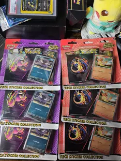 Pokemon TCG Ascended Heroes Tech Sticker Collection Charmander & Gastly x 6 Lot - Image 1