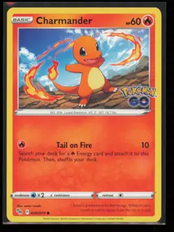 Charmander 008/078 Pokemon Pokemon GO Common Near Mint - Image 1