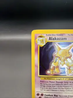 Alakazam - Holo - 1/102 Base Set - Pokemon TCG - 1999 - Image 3