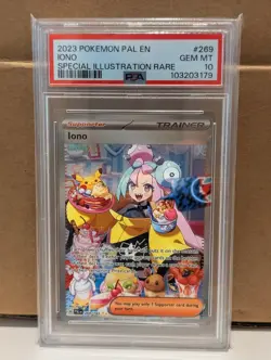 PSA 10 Iono 269/193 SIR Sv02: Paldea Evolved Pokemon TCG - Image 1
