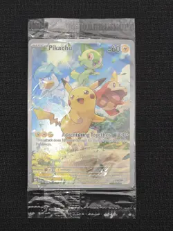Pokemon Pikachu SVP 027 Scarlet & Violet Paldea Evolved ETB Promo SEALED - Image 1