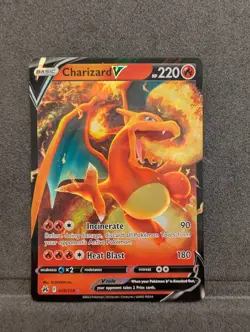 2023 Pokemon SWSH Crown Zenith Charizard V #018/159 - Image 1