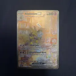 151 Alakazam EX Sv: Scarlet & Violet Illustration Rare Holo 201/165 Eng Pokemon - Image 3