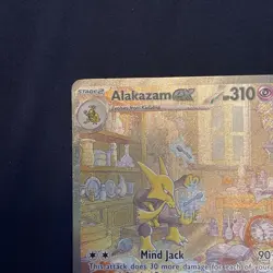 151 Alakazam EX Sv: Scarlet & Violet Illustration Rare Holo 201/165 Eng Pokemon - Image 4