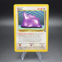 Pokemon Ditto 18/62 Fossil Regular - MP - Image 1