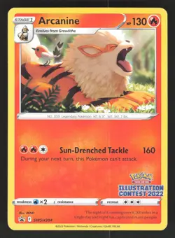 Arcanine SWSH304 Pokemon Illustration Contest 2022 Promo VLP - Image 1