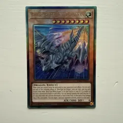 YUGIOH BLUE-EYES JET DRAGON ULTIMATE RARE EXC RA02-EN017 - Image 1