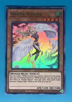 Yugioh Harpie Dancer DUPO-EN044 1st Edition Foil - Image 1