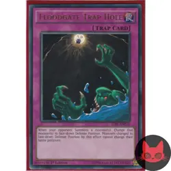 Yugioh Floodgate Trap Hole TDIL-EN076 Ultra Rare 1st Edition NM - Image 1