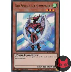 Yugioh Neo-Spacian Air Hummingbird BLRR-EN050 Ultra Rare 1st Edition NM - Image 1