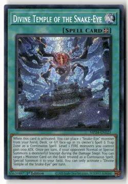 #MP24-EN123 - Divine Temple of the Snake-Eye - PUR,1ST Ed,WB1 - Image 1