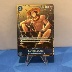 Portgas.D.Ace P-074 One Piece Tin Pack Set Vol 2 Promo Card OP English Foil - Image 1