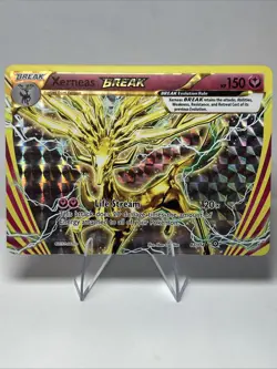 Xerneas BREAK ULTRA RARE 82/114 Pokemon XY Steam Siege Card - NM - Image 1