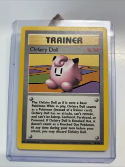 Pokemon Clefairy Doll Trainer Base Set 70/102 ✨🔥SHIPS FAST💨 $6+ Card 👀A4 - Image 1