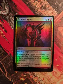 MTG Card: (1x) Terminal Agony (Modern Horizons 2) FOIL - Image 1