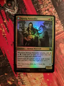 MTG Card : (1x) Kessig Naturalist (Innistrad: Midnight Hunt) FOIL - Image 1