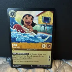 Lilo - Escape Artist 2/204 Azurite Sea Regular Near Mint Lorcana Card Disney - Image 1