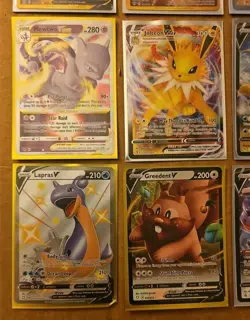 (15) Pokemon Full Art Card LOT Arceus Mewtwo V Star Jolteon Vmax Dialga Articuno - Image 2