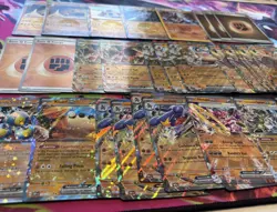 32 Pokemon TCG Fighting Energy Holofoil EX | Mega EX | Pokeball Card Lot - Image 1