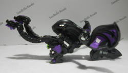 Bakugan Nillious Ultra Black Darkus Armored Alliance B600 - Card - Cores - Image 3
