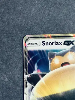 Snorlax GX SM05 Black Star Promo Pokemon Card NM - Image 4