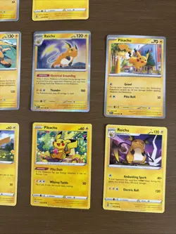 Pikachu Raichu Pichu 10 Pokemon Cards Mint Tcg - Image 2
