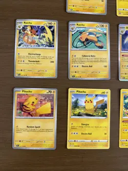 Pikachu Raichu Pichu 10 Pokemon Cards Mint Tcg - Image 3