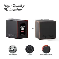 Mage Tech Card Deck Box for MTG Commander - 1. Classic (Dark Grey/Orange) - Image 5